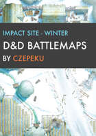Impact Site - Winter Collection - DnD Battlemaps