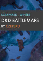 Scrapyard - Winter Collection - DnD Battlemaps