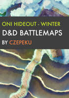 Oni Hideout - Winter Collection - DnD Battlemaps