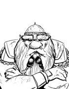 Character Ink - Warrior Dwarf - RPG Stock Art