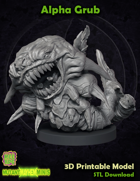 Alpha Grub - STL file Download