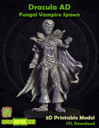 Dracula AD - Post-apocalypse Fungal Vampire Lord - STL File Download