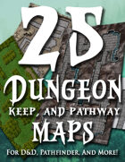 25 Printable Dungeon Maps