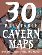 30 Printable Cavern Maps