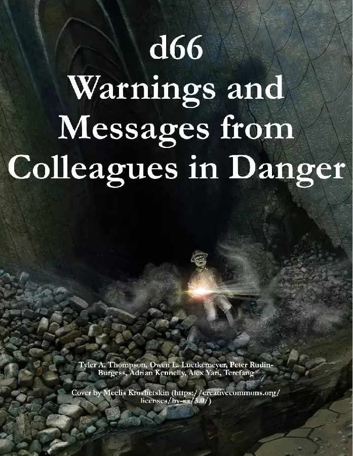 d66 Warnings and Messages from Colleagues in Danger
