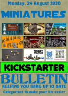 Miniatures Kickstarter Bulletin 24th August 2020