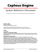 Advanced Cepheus Engine (ACE)
