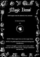 Magic Items - 1d100 magic items for (almost) every moment