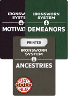 Character-Centric Packs (for the Ironsworn System) (Printed & Digital) [BUNDLE]