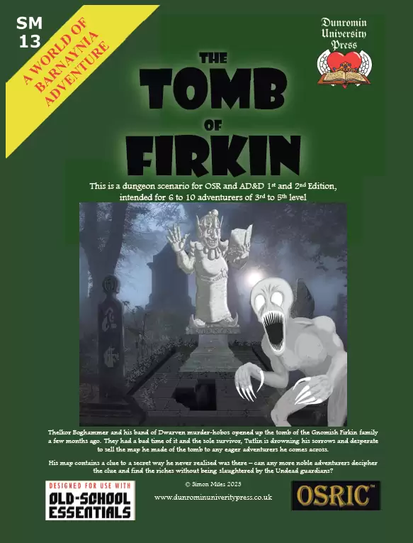 Cover of SM13 The Tomb of Firkin