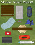 Modern Assets Pack 01 - Commercial Use Allowed
