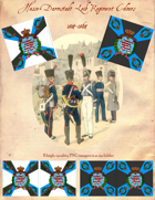 1814-1864 Hesse-Darmstadt Leib Regiment Flag