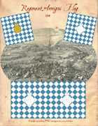 1704 Bavarian Regiment Armigni Flag