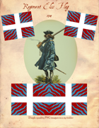 1704 Bavarian Regiment Elss Flag