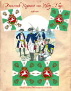 1776-1783 Brunswick Regiment von Rhetz Flags