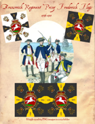 1776-1783 Brunswick Regiment Prinz Frederick Flags