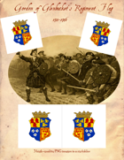 1715-1746 Gordon of Glenbucket's Regiment Flag
