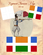 1657-1791 Regiment Touraine Flags