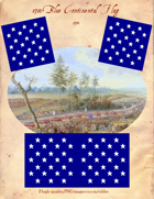 1781 Blue Continental Flag