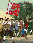 American Revolutionary War Minutemen paper soldiers
