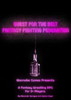 Quest For The Belt: Fantasy Fighting Federation