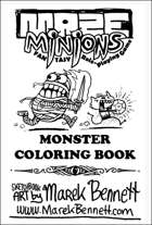 Maze Minions Monster Coloring Book