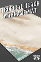 Tropical Beach Wargame Battle Mat