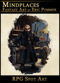 Character Art - Combative Giff Admiral - RPG Stock Art - John Latta Art