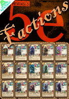 Afatasi's 5e Factions (Poker-sized)