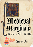 Medieval Marginalia - Walters Ms W.102 STOCK ART