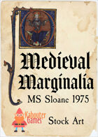 Medieval Marginalia - BL Sloane 1975 - STOCK ART