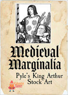 Medieval Marginalia - Pyle's King Arthur - STOCK ART