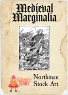 Medieval Marginalia - Northmen & Vikings - STOCK ART