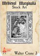 Medieval Marginalia - Walter Crane - FULL PAGE STOCK ART