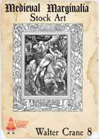 Medieval Marginalia - Walter Crane #8 - FULL PAGE STOCK ART