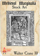 Medieval Marginalia - Walter Crane #10 - FULL PAGE STOCK ART