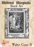 Medieval Marginalia - Walter Crane #11 - FULL PAGE STOCK ART
