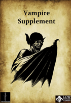 Low Fantasy Gaming: Vampire Supplement