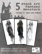 5 Stock Art Fantasy Monsters vol 02 - Dead or Undead