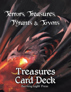 Terrors, Treasures, Tyrants & Towns - Treasure Cards