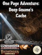 One Page Adventure: Deep Gnome's Cache