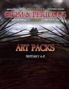 Art Pack: Bestiary A-Z (Grim & Perilous Library) - Templates for Zweihander RPG