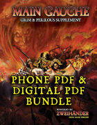 MAIN GAUCHE: Supplement for Zweihander RPG (Phone PDF + Digital PDF)