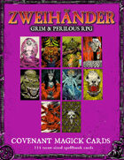 ZWEIHANDER Grim & Perilous RPG: Covenant Magick Cards