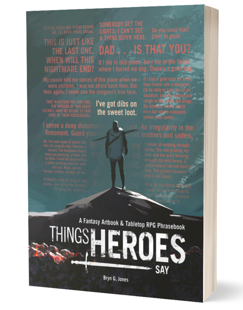 Things Heroes Say: A Fantasy Artbook & Phrasebook - Andrews McMeel ...