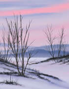 Arctic Winter Full Page Stock Art Winter Plains