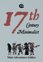 17th Century Minimalist: Mini Adventure Folder