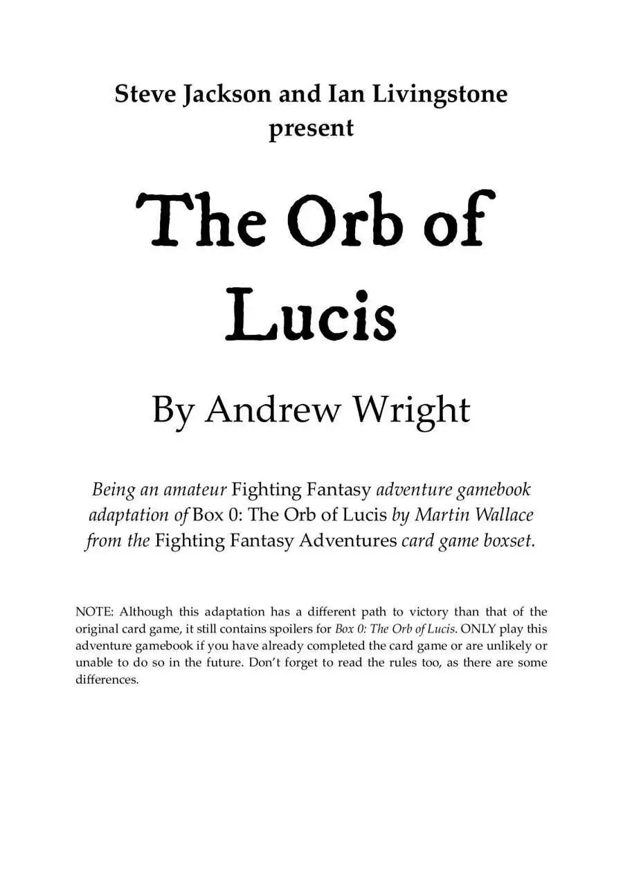 The Orb of Lucis