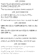 AJW_DND font pack #1 Fantasy fonts for R.P.G.s