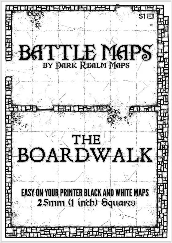 The Boardwalk Battle Map Pack - DR Games | DriveThruRPG